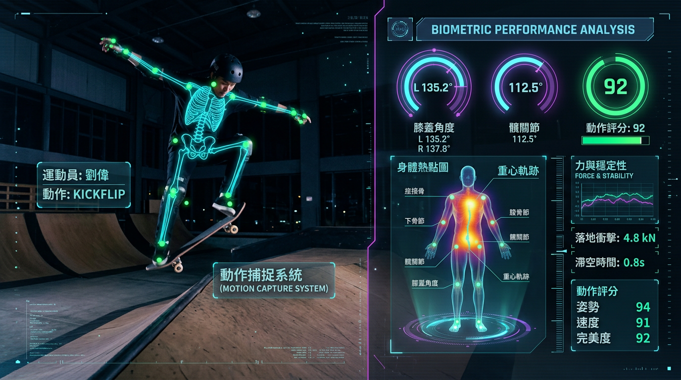 即時動作分析儀表板